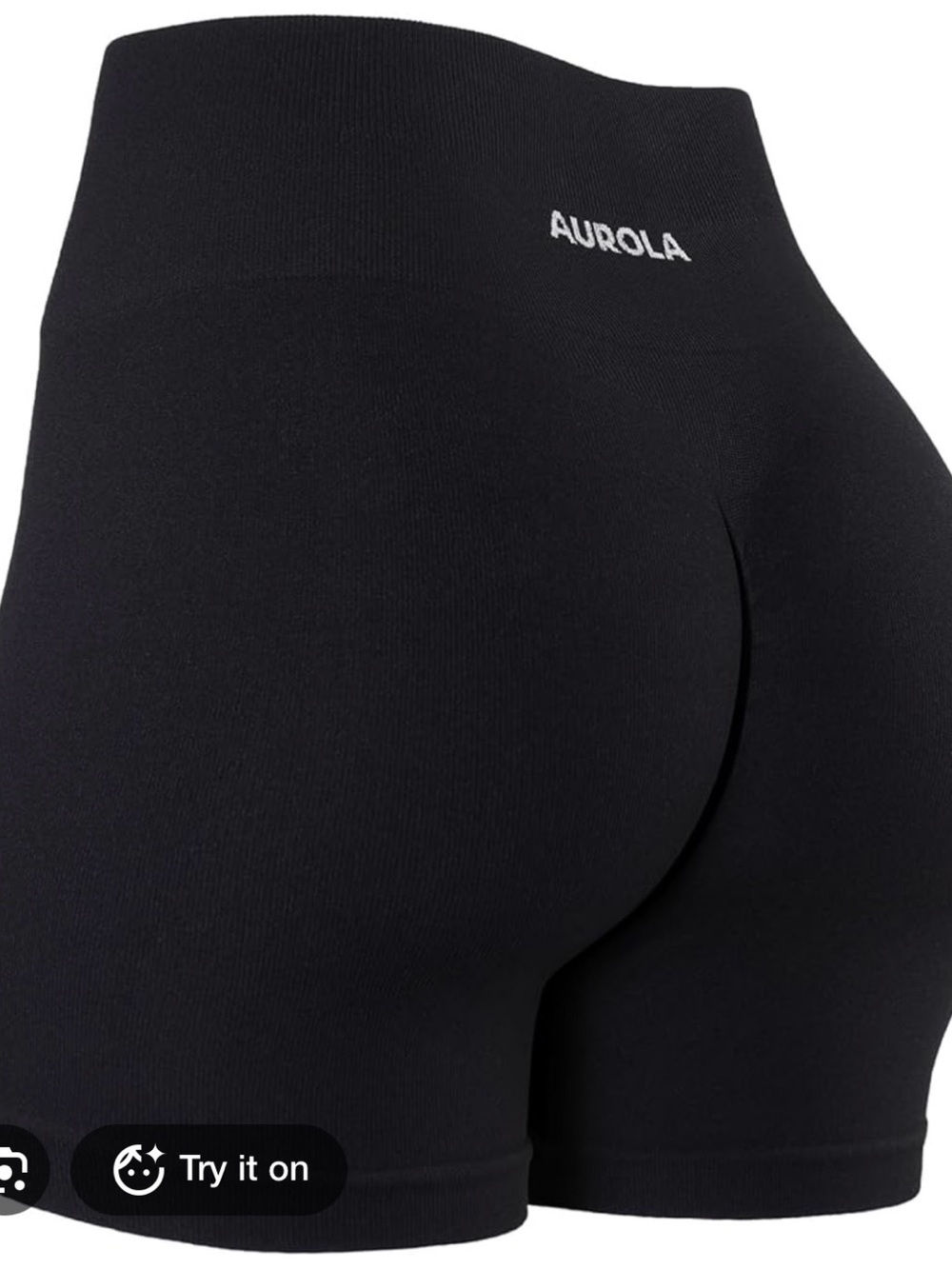 AUROLA Power Workout Shorts for Women Tummy Control Squat Proof Ribbed Thick Sea
